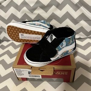 New Vans Llama Crib Shoes - Size 4 (10.5 cm)